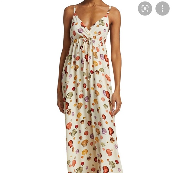 L'AGENCE Sachi Seashell Maxi Dress - Picture 2 of 6